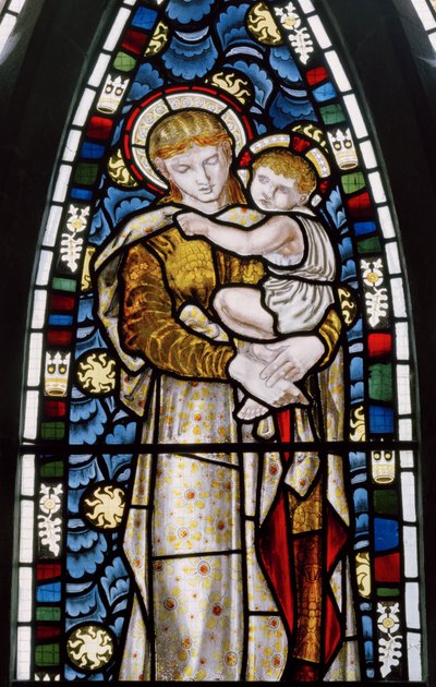 Madonna en Kind door Edward and Morris Burne Jones